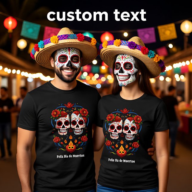 🌹 Minnesblommor: Dia de Muertos 🌹 T Shirt (🌹Remembrance Blooms Dia de Muertos Tribute 🌹 T-Shirt)