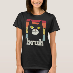 Minnesbrev Bruh med Cat Hälsning Tonåringars Boys T Shirt