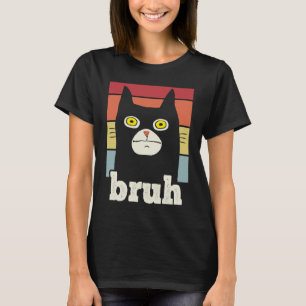 Minnesbrev Bruh med Cat Hälsning Tonåringars Boys T Shirt