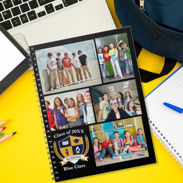 Minnescollage för studenter som slutade skolan år  anteckningsbok (Skapare uppladdad)