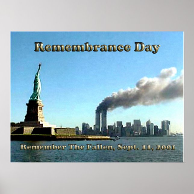 Minnesdag 911 september 2001 poster (Framsidan)