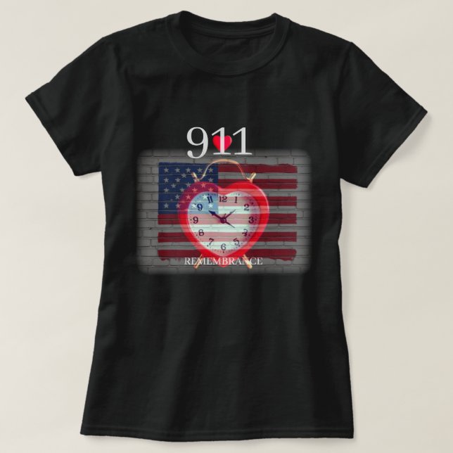 MINNESDAG FÖR 911 T SHIRT (Design framsida)