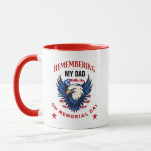 Minnesdag i Pappa (eller Mamma etc.) på minnesdage Mugg