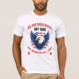 Minnesdag i Pappa (eller Mamma etc.) på minnesdage T Shirt