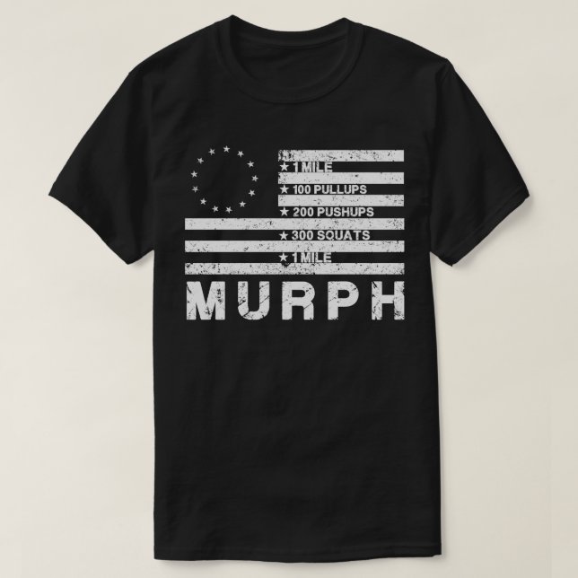 Minnesdag Murph-utmaningen 2023 gjorde oss illa ut T Shirt (Design framsida)