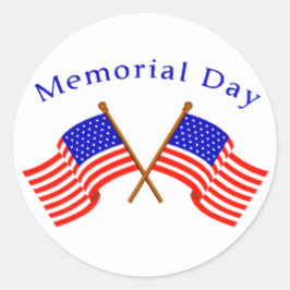 Minnesdag Runt Klistermärke