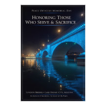 Minnesdagen för fredsofficerare London Bridge-affi