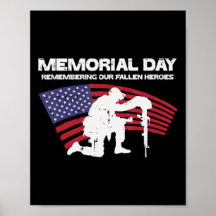 Minnesdagen för minnet av vår fallande Heroes US-F Poster
