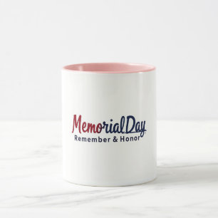 Minnesdagen ”Kom ihåg & Hedra” Patriotisk kaffemug Mugg