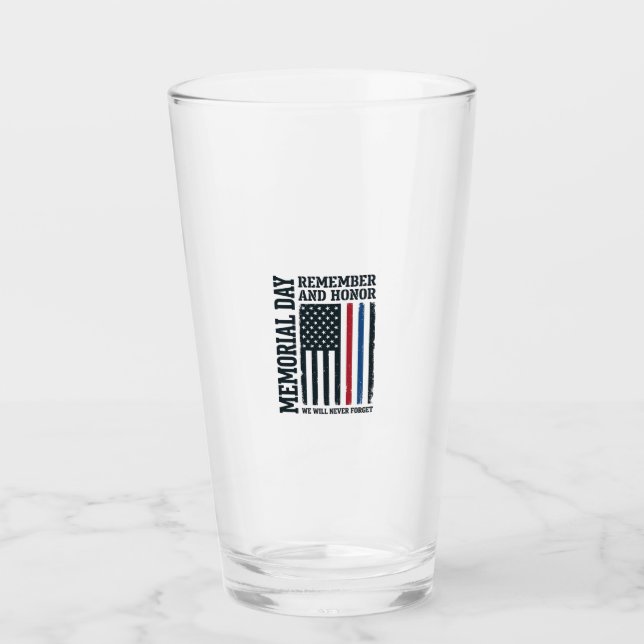 Minnesdagen Kom ihåg Och Hedra Tribute Vector Des Glaskopp (Framsida)