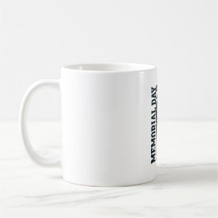 Minnesdagen Kom ihåg Och Hedra Tribute Vector Des Kaffemugg