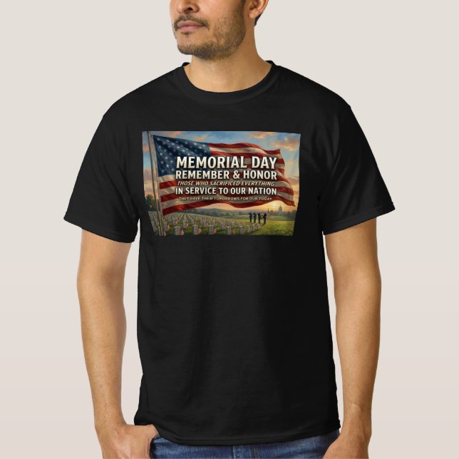 Minnesdagen T Shirt (Framsida)