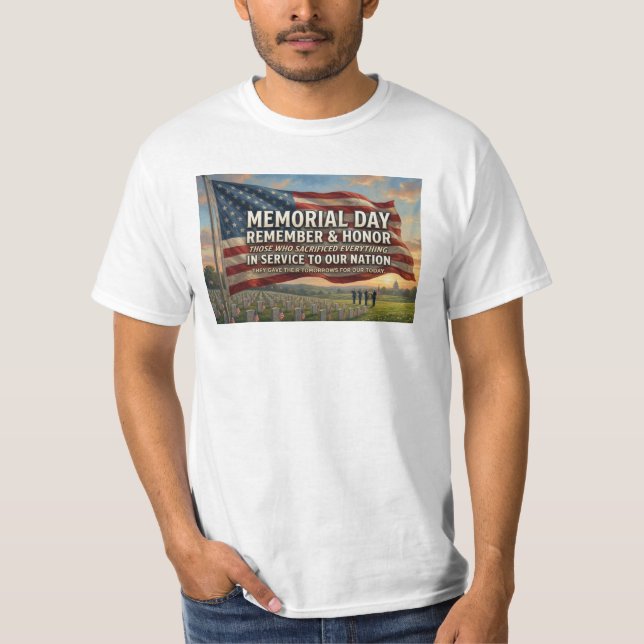 Minnesdagen T Shirt (Framsida)