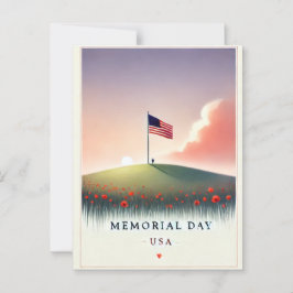 Minnesdagen, USA Vykort