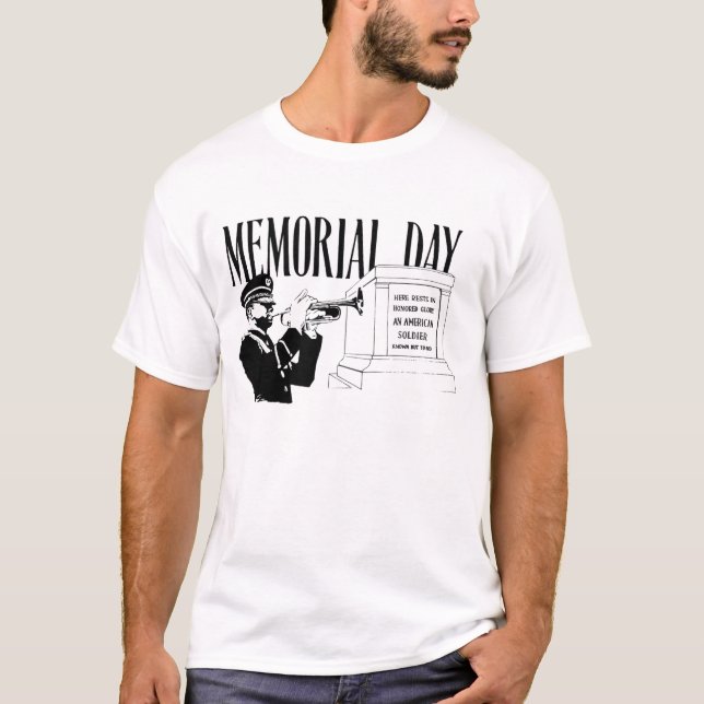 Minnesdagengrav av okändan t-shirt (Framsida)