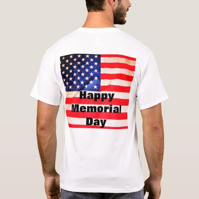 MINNESDAGENS MINNE FALLEN VETS T-Shirt (Baksida)