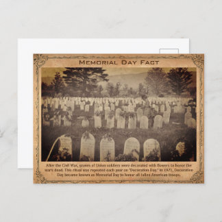 Minnesdagsfakta Vykort