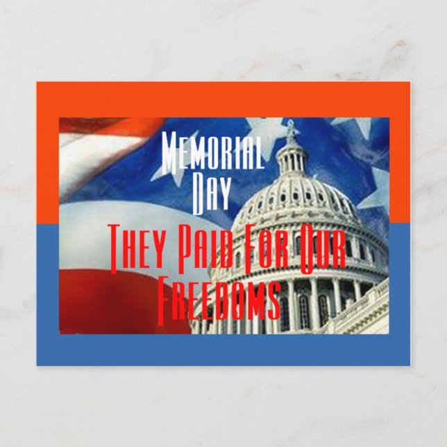 Minnesdagskort Vykort (Framsida)