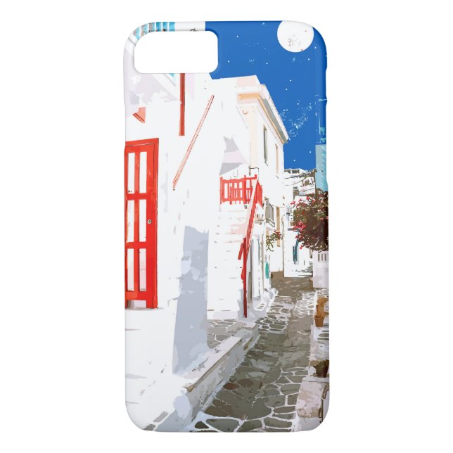 Minnesfält för grekiska Resa ned Case-Mate iPhone Skal (Baksida)