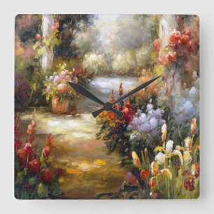 Minnesfält I Fyrkantig Klocka