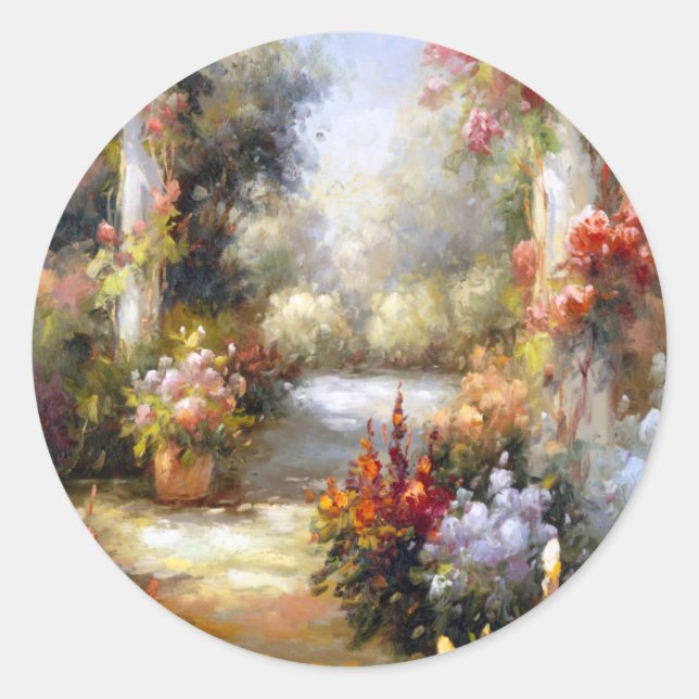 Minnesfält I Runt Klistermärke (Framsida)