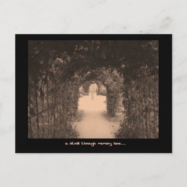 Minnesfilens inläggskort vykort (Framsida)