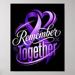 Minnesförlust alzheimers medvetenhetsmånad kom ihå poster