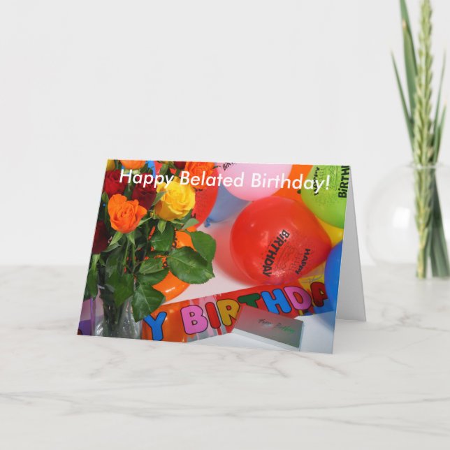 Minnesförlust Belet Birthday Card Kort (Framsida)