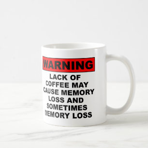 Minnesförlust Rolig Kaffe Mugg eller Resemugg