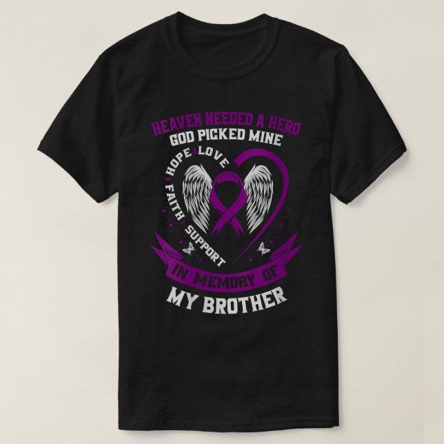 Minnesförlust vid cancer i bröstcancer i bukspottk t shirt (Design framsida)