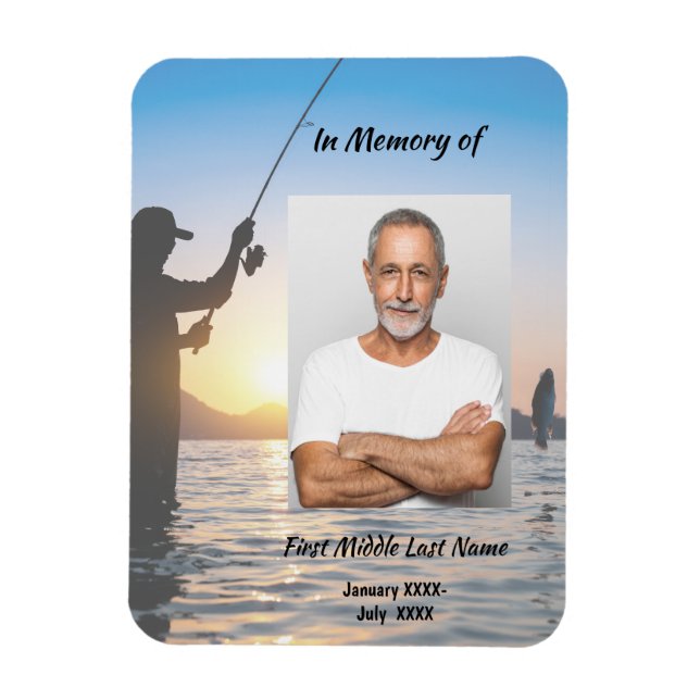 Minnesfoto Firande av Livets Minne Magnet (Vertikal)