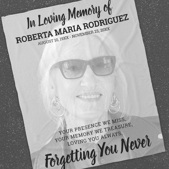 Minnesfoto Fleecefilt (Skapare uppladdad)