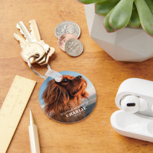 Minnesfoto Memorial Pet Nyckelring