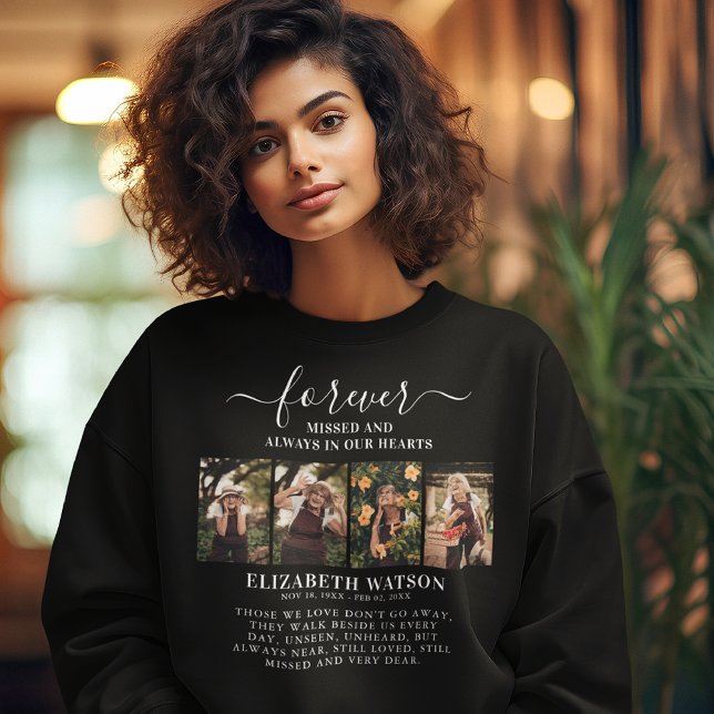 Minnesfotokollage | Tidigare i våra hjärtan T Shirt (Skapare uppladdad)