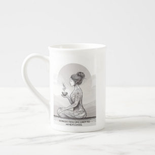 Minnesfull Espresso Zen Meditation One Shot Buddha Benporslin Mugg