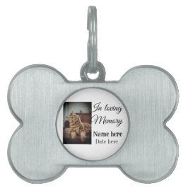 Minnesgåva för älskade att lägga till husdjursnamn ID-bricka husdjur