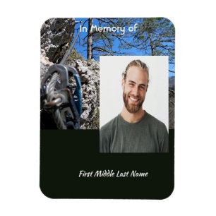 Minnesgåva för bergsklättrare magnet