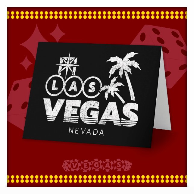 Minnesgåva för familjesemester Las Vegas-resa Kort (Skapare uppladdad)
