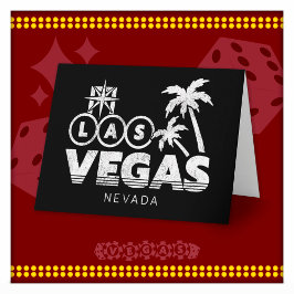 Minnesgåva för familjesemester Las Vegas-semester Kort