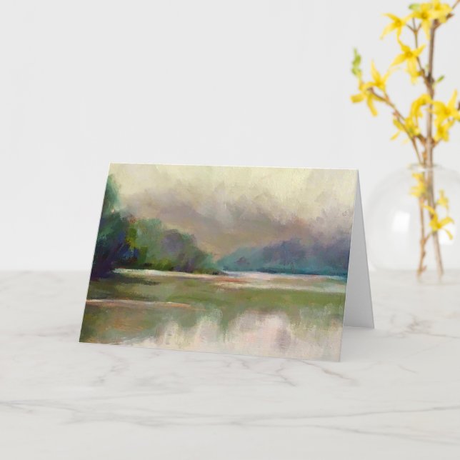 Minnesgudstjänst Blessing Card Kort (Gul blomma)