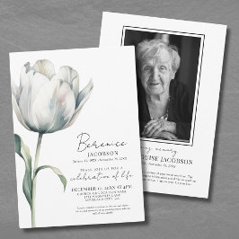 Minnesgudstjänst Celebration Of Life Begravning Inbjudningar