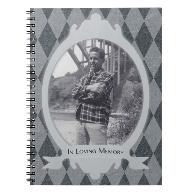 minnesgudstjänstgästbok anteckningsbok (Framsidan)