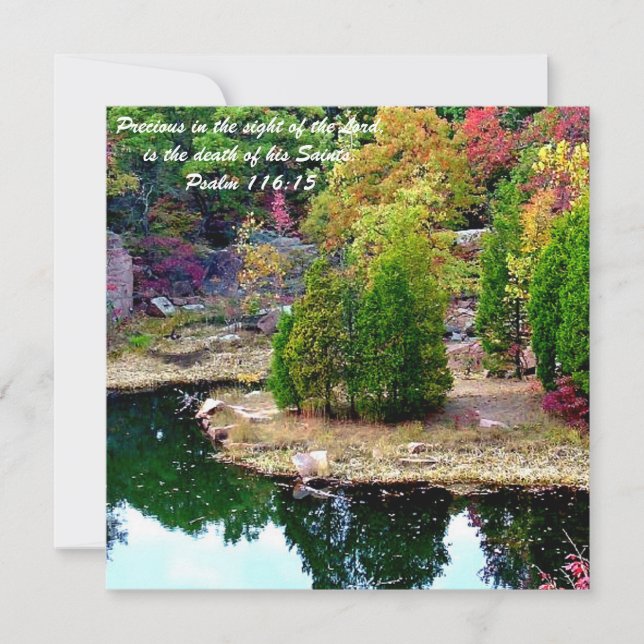 Minnesgudstjänstmeddelandeinbjudan Inbjudningar (Framsida)