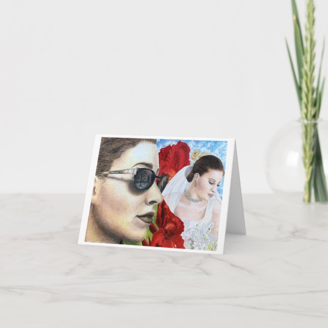 Minneshälsningskort Tack Kort (Framsida)