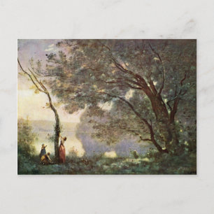 Minneshögtid av Corot Jean-Baptiste-C Vykort