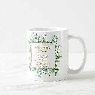 Minneshögtid Far i Groom Groomsman-Anpassningsbarn Kaffemugg