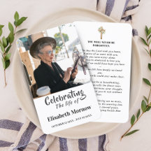 Minneshögtid Foto Minneskort Bönkort