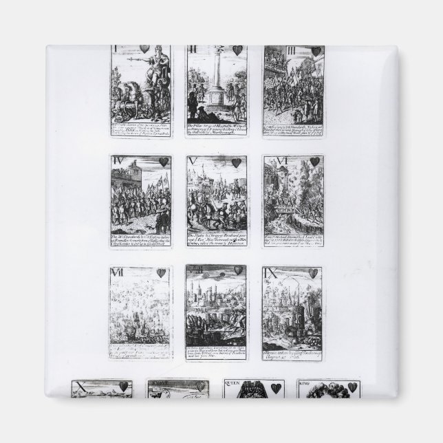 Minneshögtider för spelkort magnet (Framsidan)