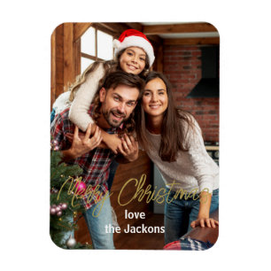 Minneshögtider: Personligens fotoport i julklapp Magnet