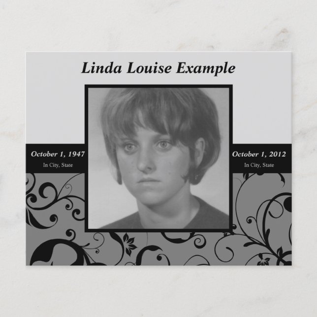 Minneskort för dämpad professionell (Framsida)